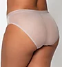 Curvy Couture Sheer Mesh High Cut Brief Panty 1313 - Image 2