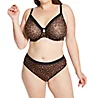 Curvy Couture Sheer Mesh High Cut Brief Panty 1313 - Image 3