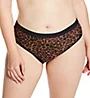 Curvy Couture Sheer Mesh High Cut Brief Panty 1313 - Image 1