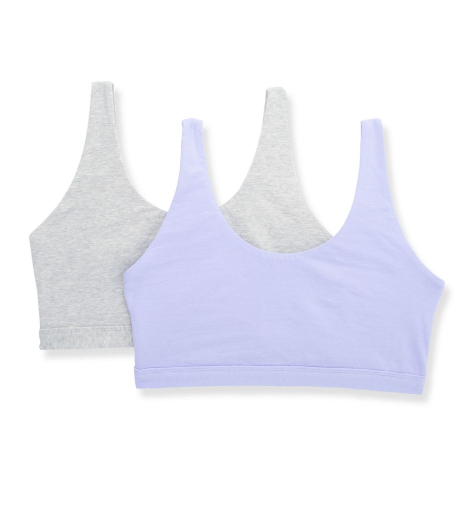 Cotton Comfort Lounge Bra - 2 Pack