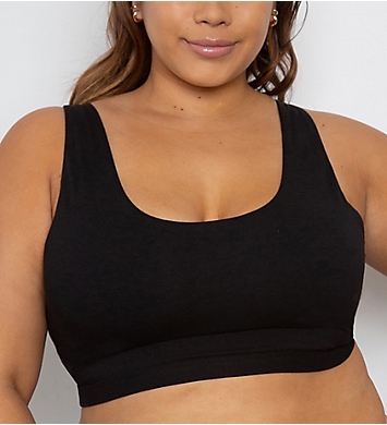 Curvy Couture Cotton Comfort Lounge Bra - 2 Pack