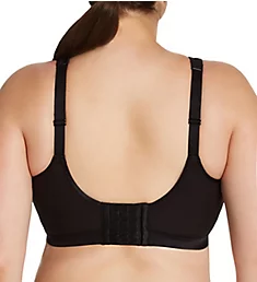 Cotton Luxe Front & Back Close Wireless Bra Black Hue 38D