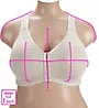 Curvy Couture Cotton Luxe Front & Back Close Wireless Bra 1416 - Image 3