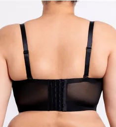 Hey Girls Plunge Strapless Bra Black/Latte 34G