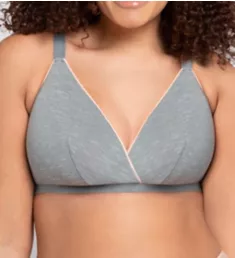 In My Dreams Sleep Bra Grey/Peach 30DD/E