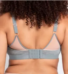 In My Dreams Sleep Bra Grey/Peach 30DD/E