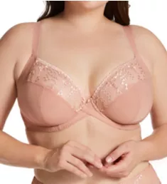 Centre Stage Full Figure Plunge Bra Latte 30H