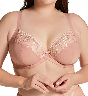 Centre Stage Full Figure Plunge Bra Latte 30H