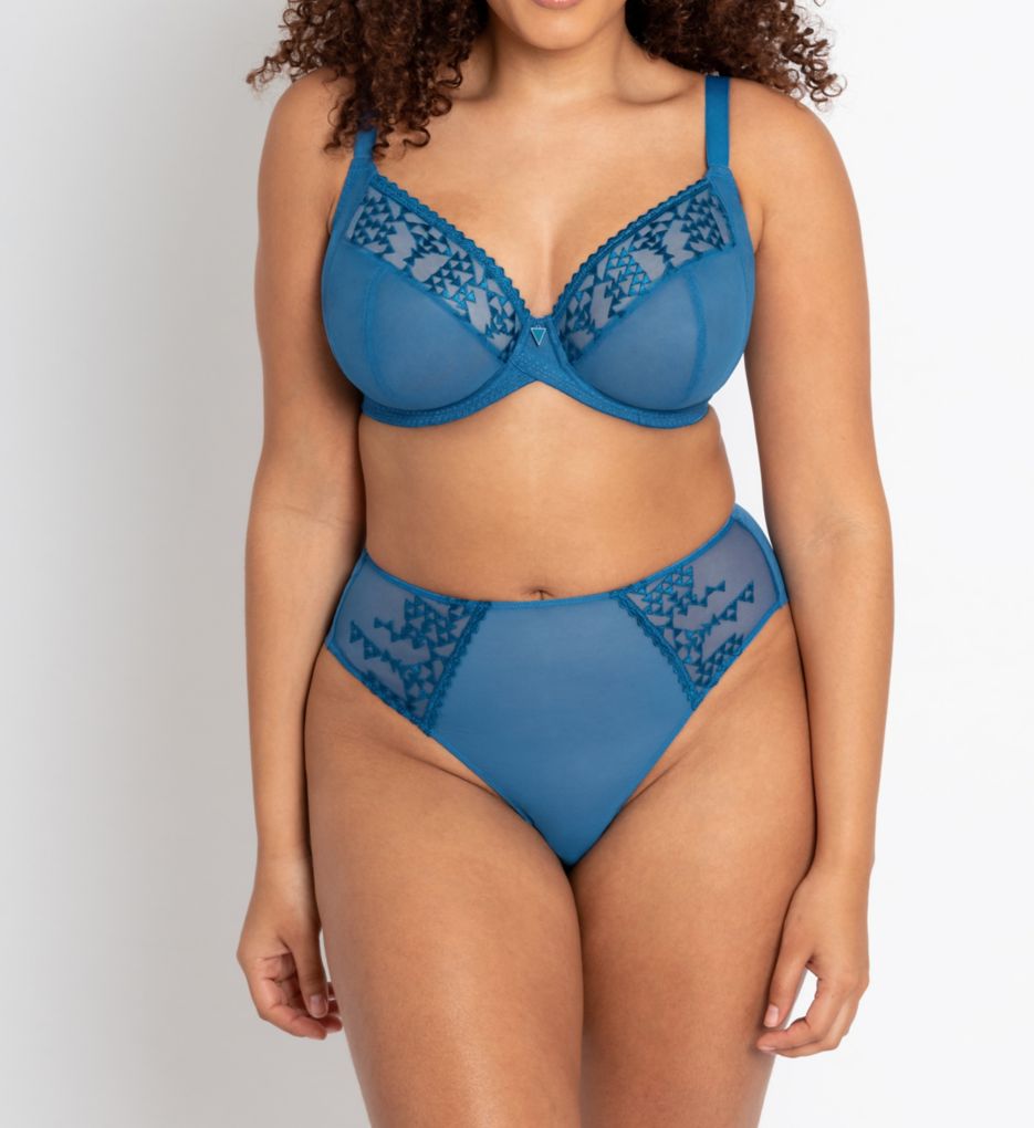 Curvy Kate Centre Stage Full Plunge Bra - Blue