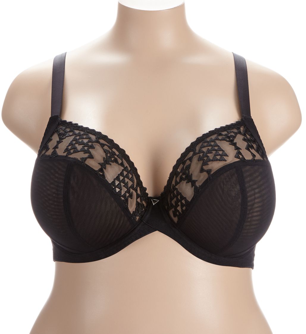 Curvy Kate Centre Stage Full Figure Plunge Bra Black 42E  - Image 1