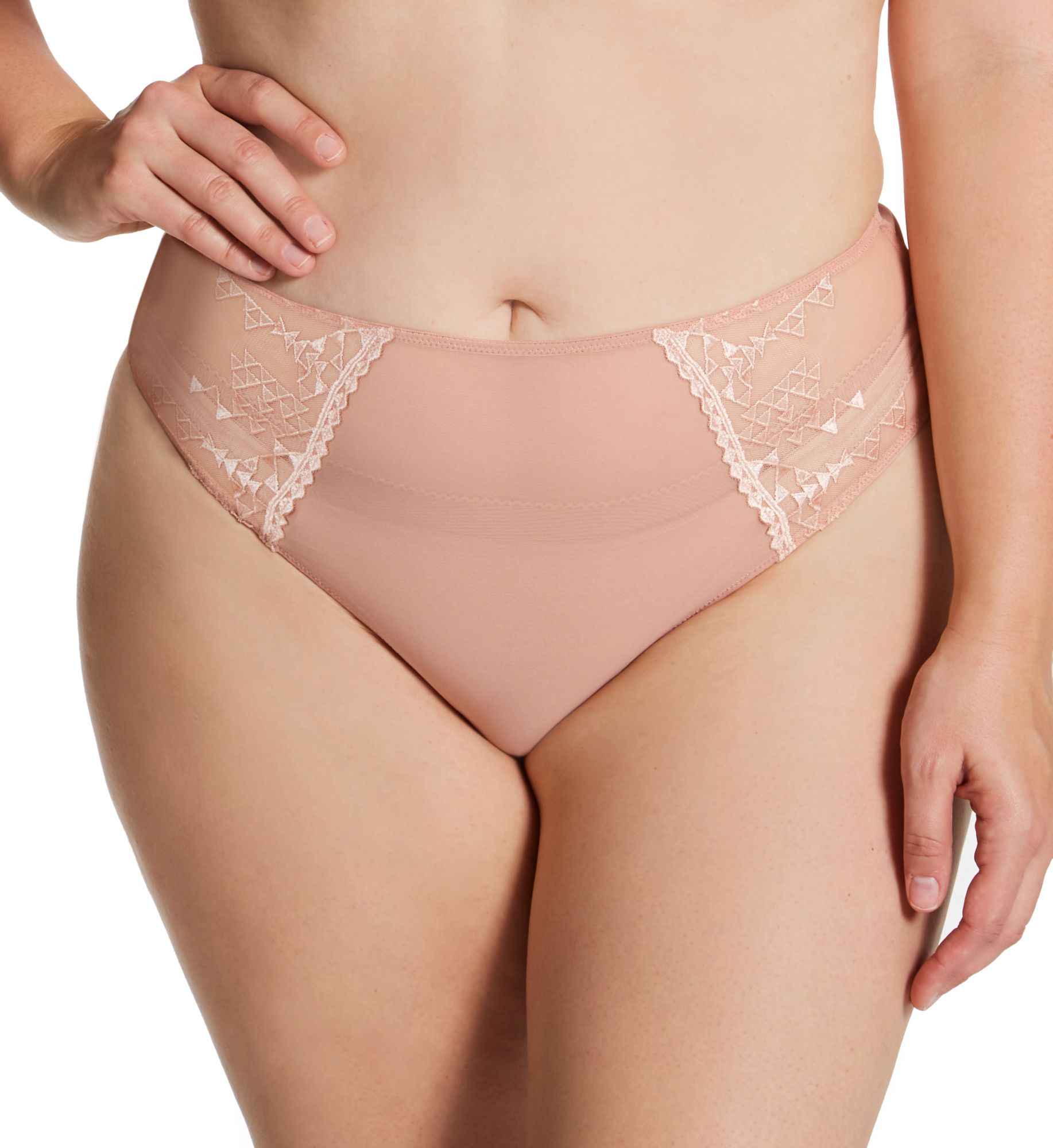 Curvy Kate Centre Stage Deep Thong Panty Latte 3X  - Image 1