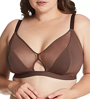 Get Up & Chill Wireless Bralette Cocoa 32DD/E