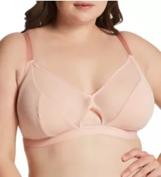 Get Up & Chill Wireless Bralette Soft Pink 30DD/E