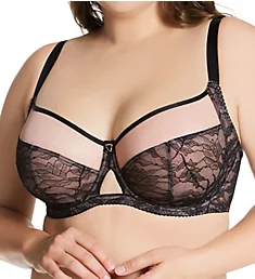 Victory Allure Balcony Bra with Side Support Black/Blush 34DD