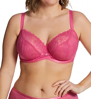 Lace Daze Underwire Balcony Bra Lipstick Pink 32G