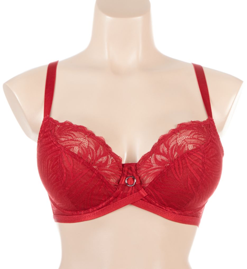 Curvy Kate Lace Daze Underwire Balcony Bra Lipstick Red 30HH  - Image 1