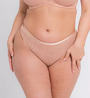 Lace Daze Brazilian Panty Latte XS