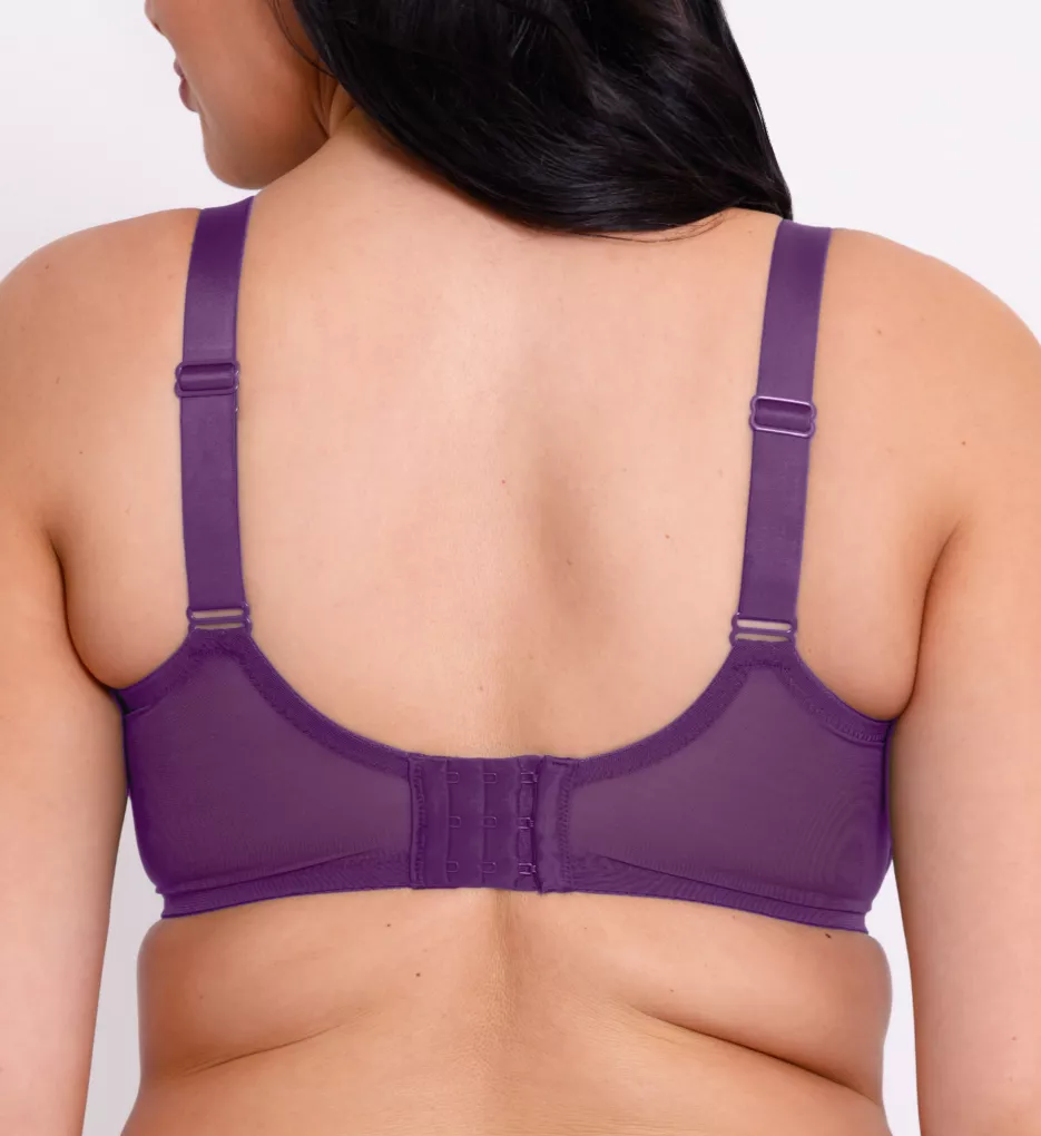 Wonderfully 4 Part Cup Balcony Bra Purple 32G