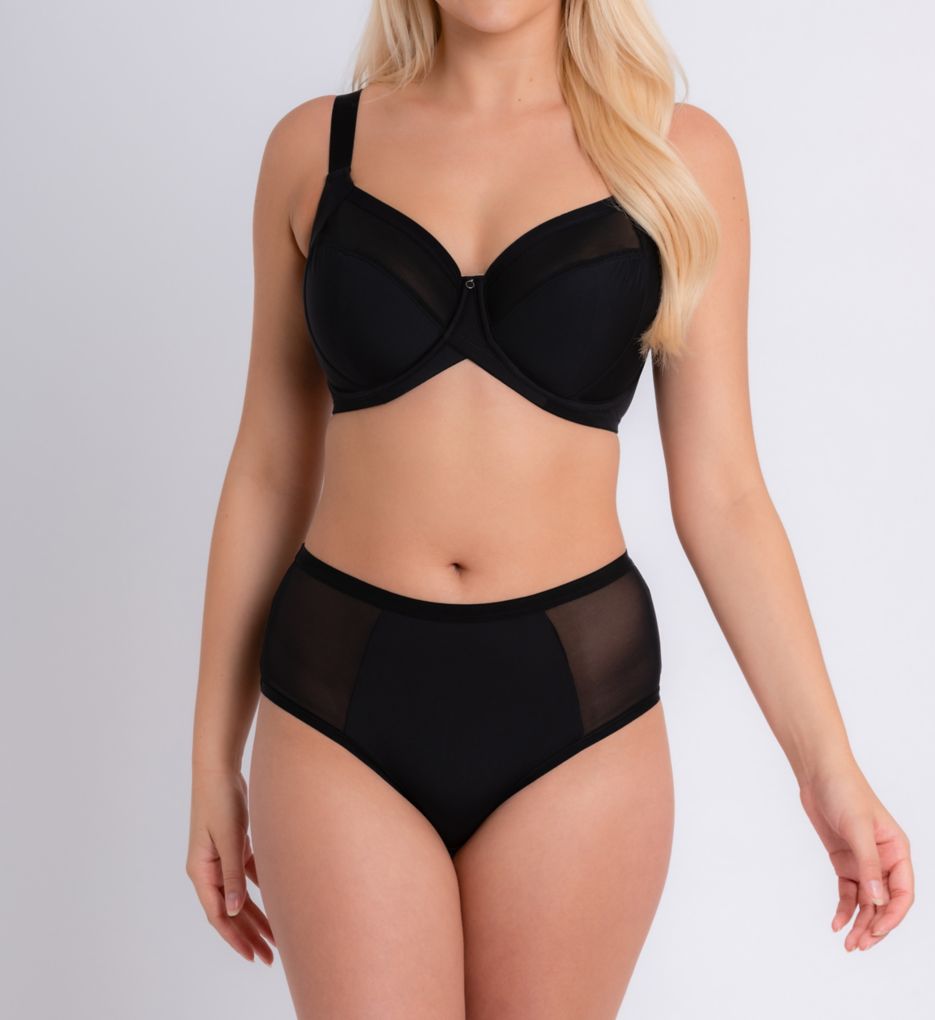 Curvy Kate Wonderfully 4 Part Cup Balcony Bra Black 36K  - Image 7