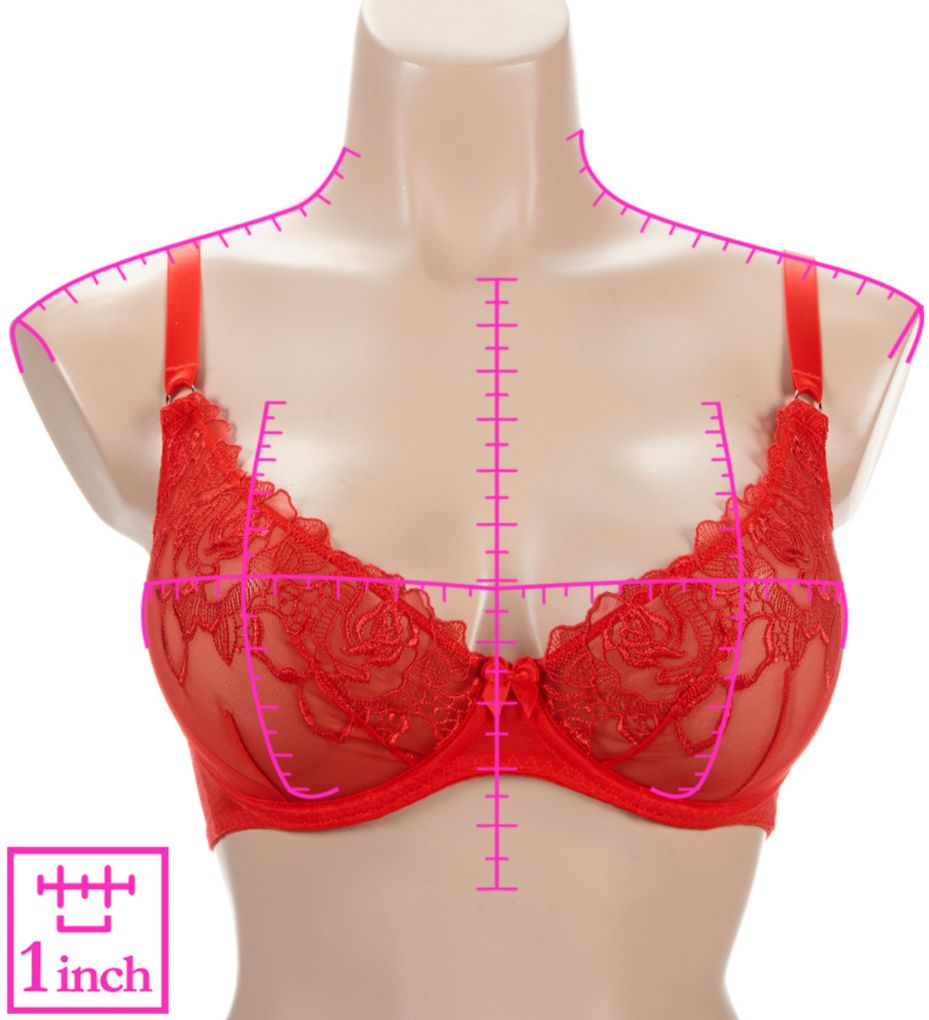 Stand Out Scooped Plunge Underwire Bra