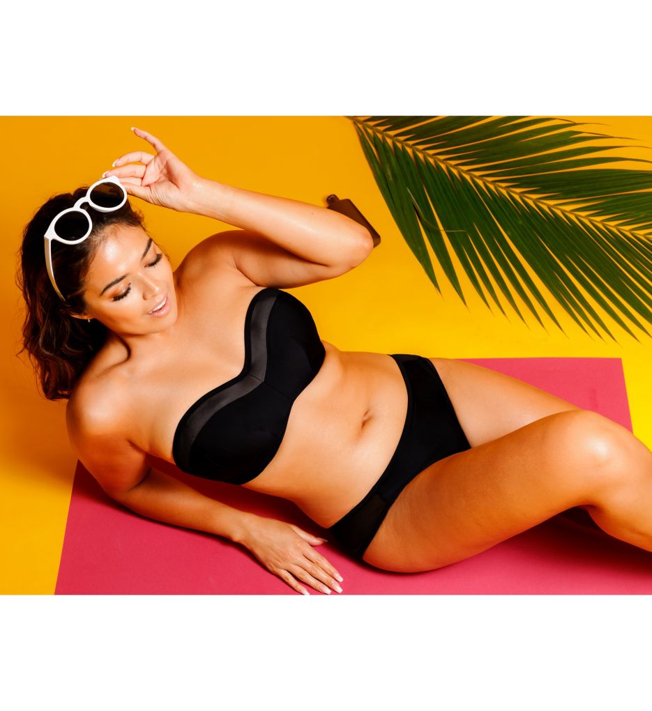 Curvy Kate Sheer Class Bandeau Bikini Swim Top CS1307 - Image 7