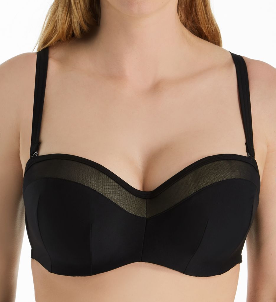 Curvy Kate Sheer Class Bandeau Bikini Swim Top CS1307 - Image 1