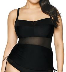 水着・ラッシュガード Borders at Balcony TANKINI SWIM TOP 24th & Ocean Moonlit Leaf Underwire Cutout High Neck Tankini Top