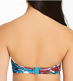 Hibiscus Bandeau Bikini Swim Top
