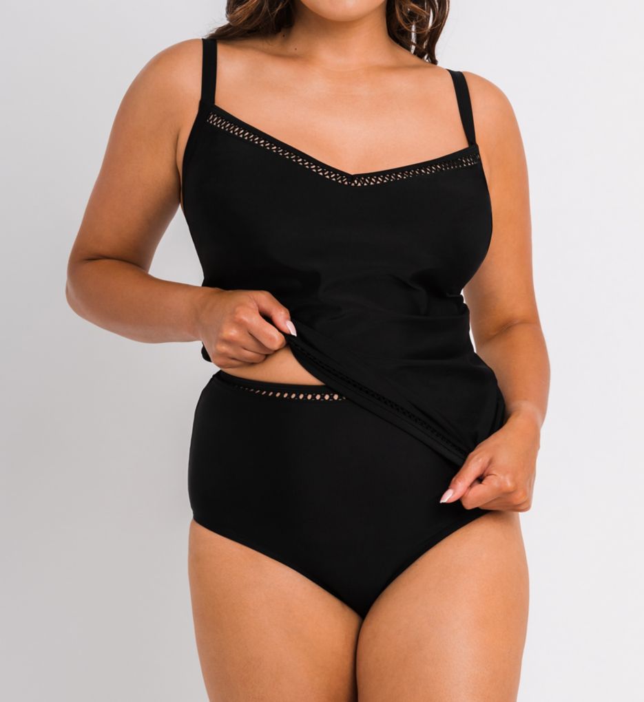 Curvy Kate First Class Tankini Top Black - 32D