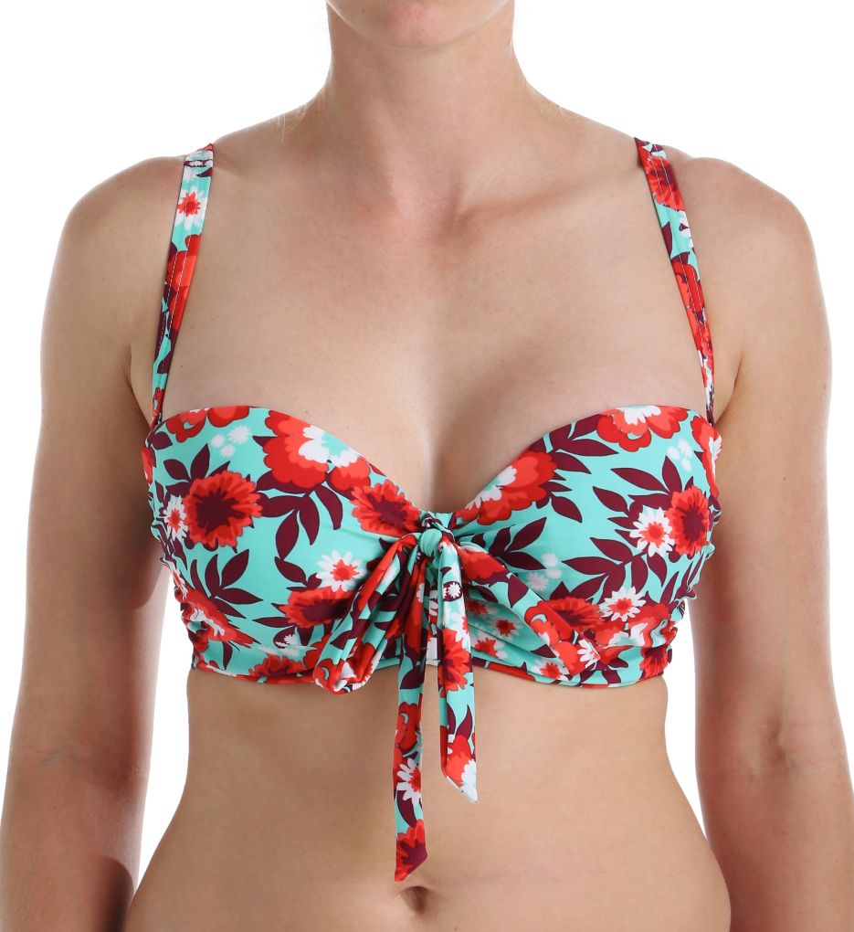 Aloha Bandeau Bikini Swim Top-fs