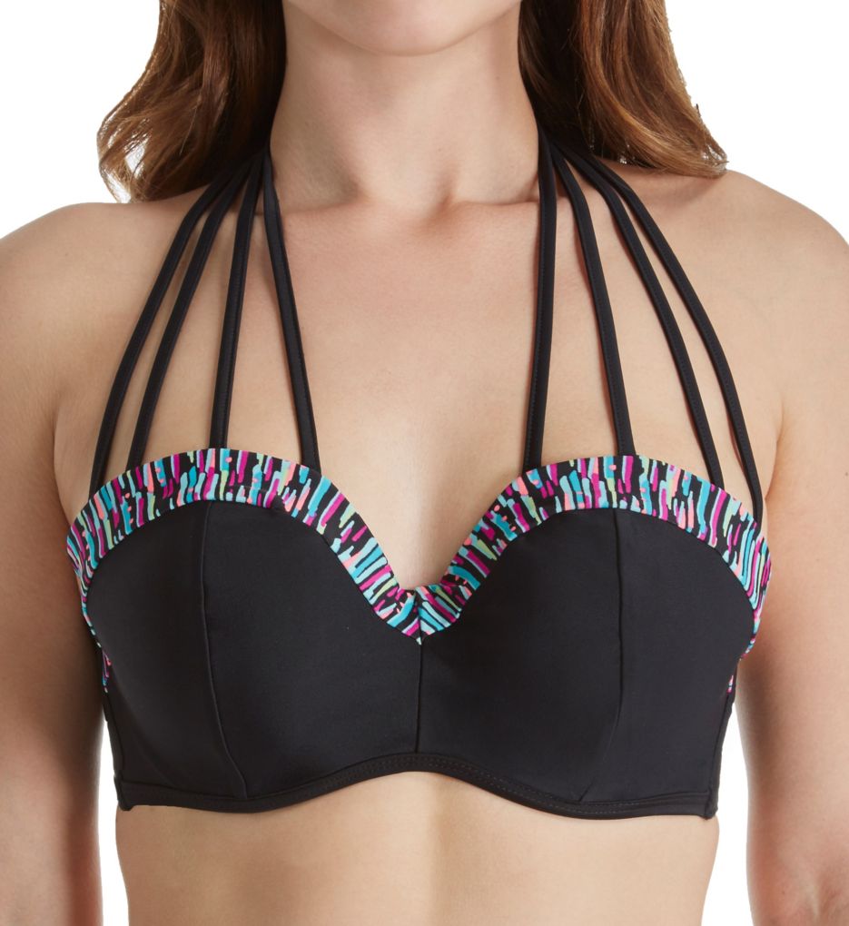 Galaxy Bandeau Bikini Swim Top-fs