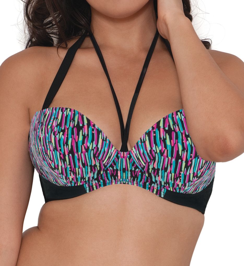 Galaxy Plunge Bikini Swim Top