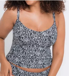 Sundown Plunge Tankini Top