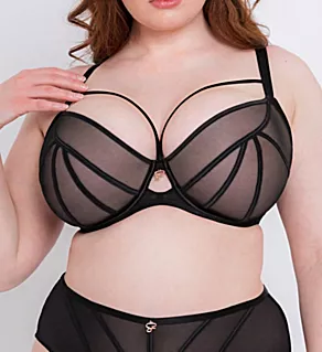 Scantilly Senses Plunge Bra Black 30DD