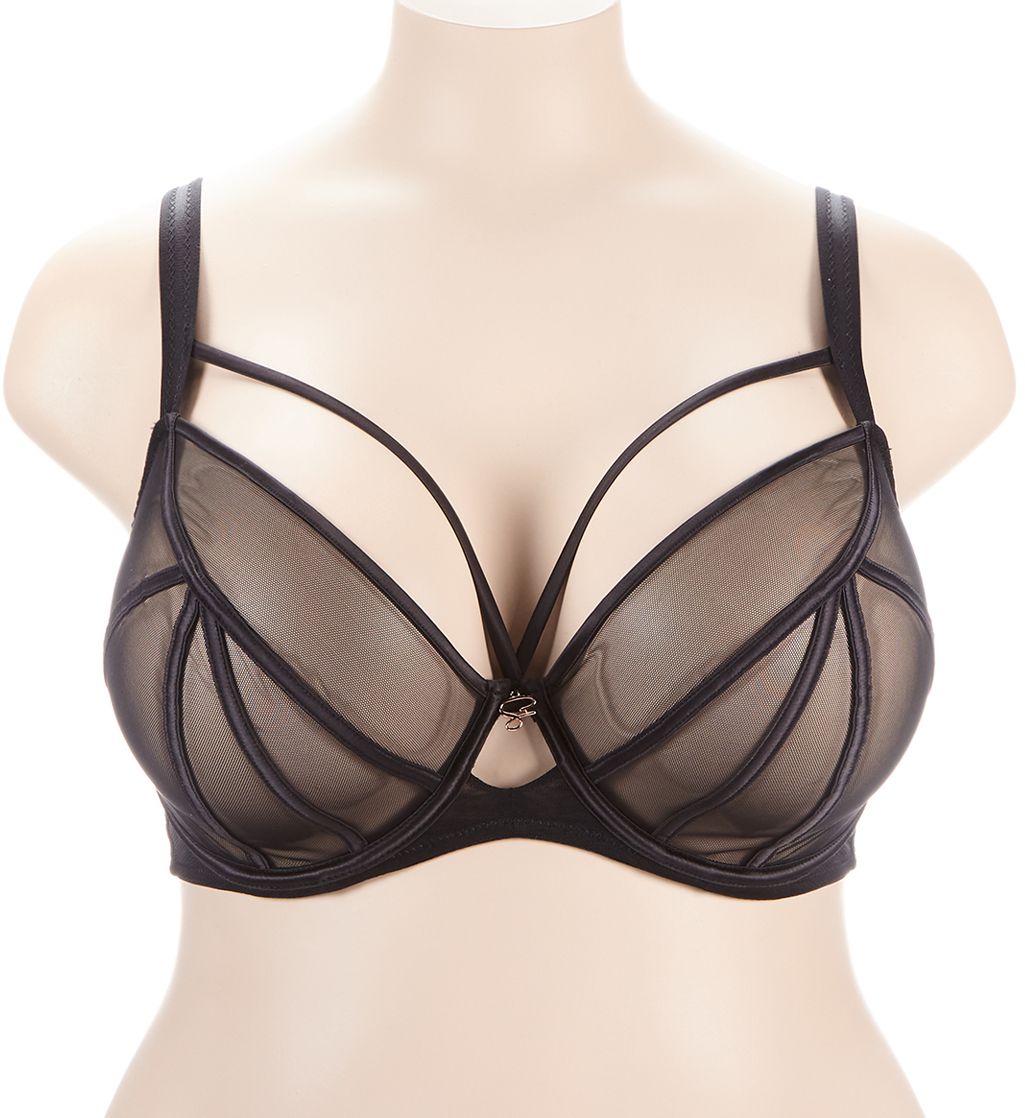 Curvy Kate Scantilly Senses Plunge Bra Black 30H  - Image 1