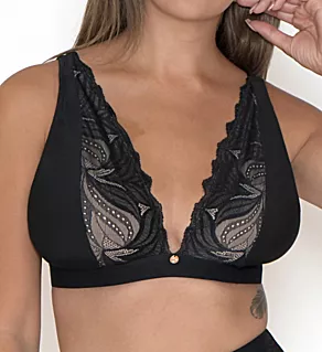 Scantilly Indulgence Bralette Black/Latte S