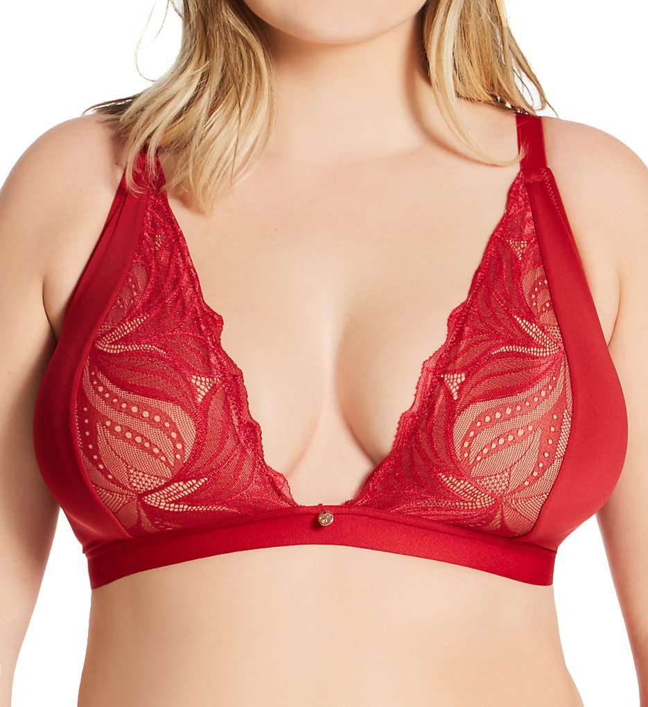 Curvy Kate - Curvy Kate ST1011 Scantilly Indulgence Bralette (Red/Latte S)