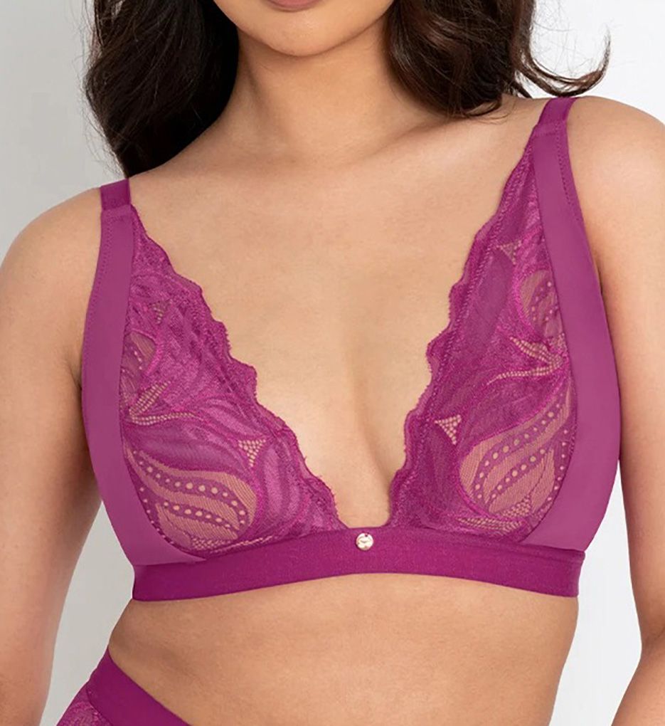 Scantilly by Curvy Kate Indulgence Plunge Bralette (ST010110)- Red