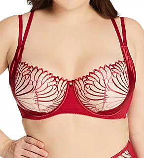Scantilly Fallen Angel Balcony Bra Garnet Red 30F