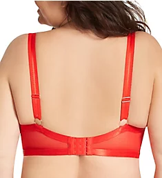 Scantilly Sheer Chic Balcony Bra Flame Red 32E