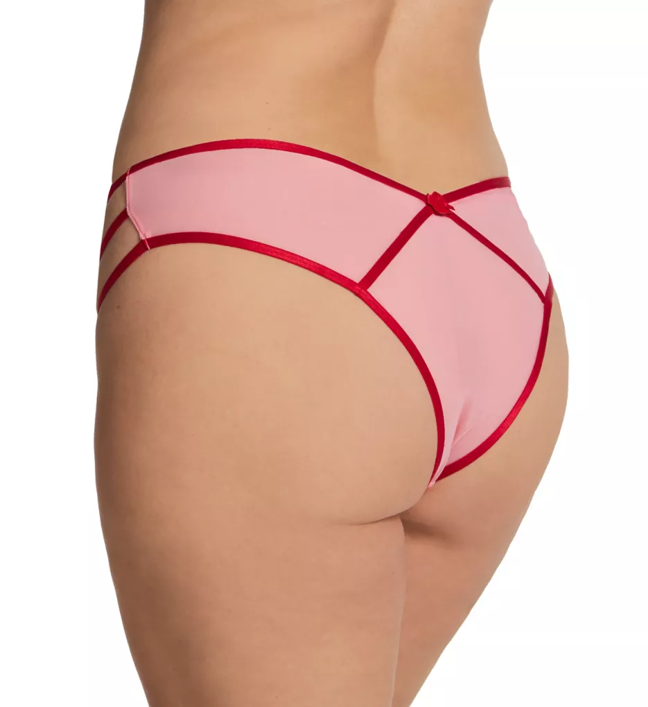 Scantilly Tantric Brazilian Panty Pink/Red L