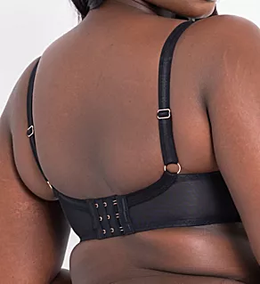Scantilly Serpent Padded Half Cup Bra Black 30E