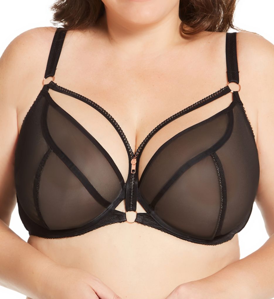 NearlyNude The Sheer Mesh Plunge Bra & Reviews