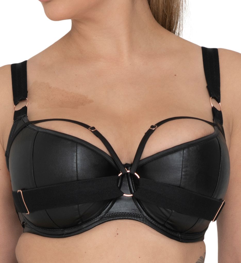 Scantilly Buckle Up Padded Half Cup Bra Black – Curvy Kate UK