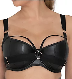Scantilly Harnessed Padded Half Cup Bra Black 30E