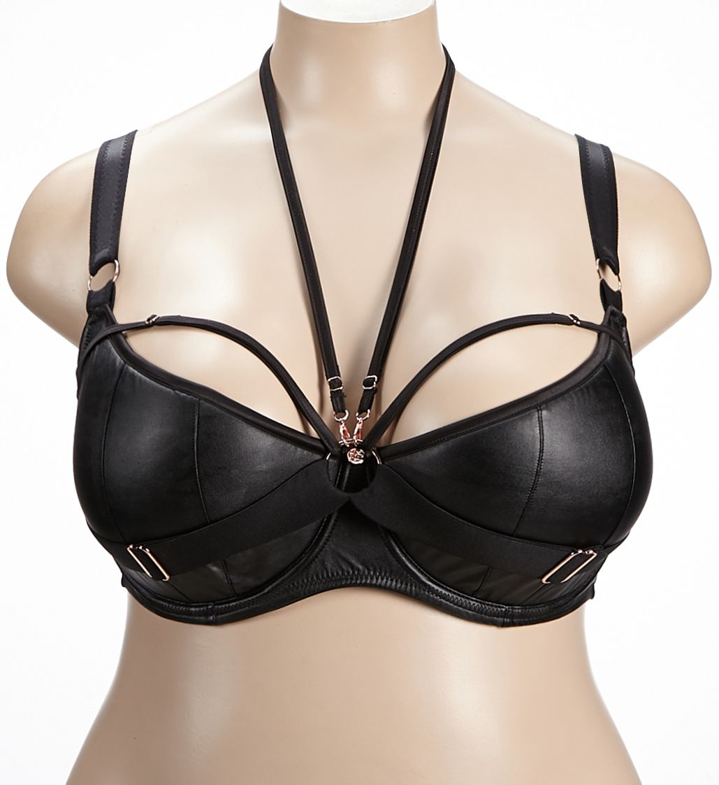 Curvy Kate Scantilly Harnessed Padded Half Cup Bra Black 30E  - Image 1