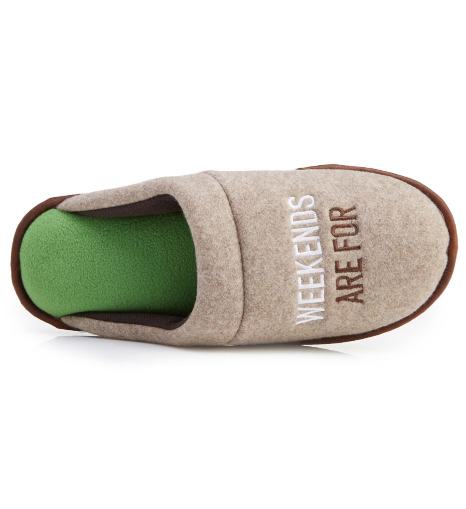 Men's Sports Novelty Scuff Slipper-fs