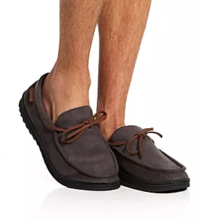 Ethan Perforated Micro Suede Moccasin PAVMNT M