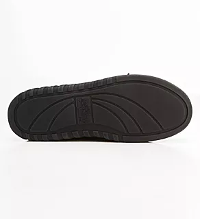 Ethan Perforated Micro Suede Moccasin BLK XL