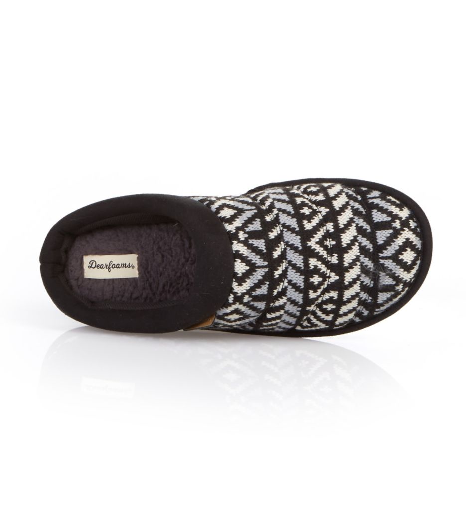 Asher Quilted Fairisle Clog-fs